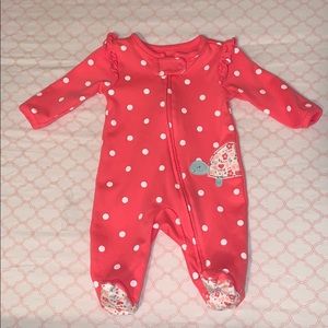 🍼3/$10 Baby Girl Onesie w/ Footies